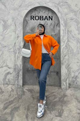 شومیز مانتویی مازراتی تک جیب 