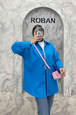 شومیز مانتویی مازراتی تک جیب 