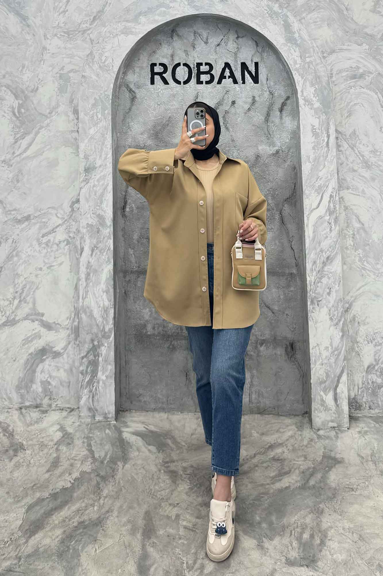 شومیز مانتویی مازراتی تک جیب 