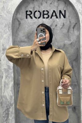 شومیز مانتویی مازراتی تک جیب 