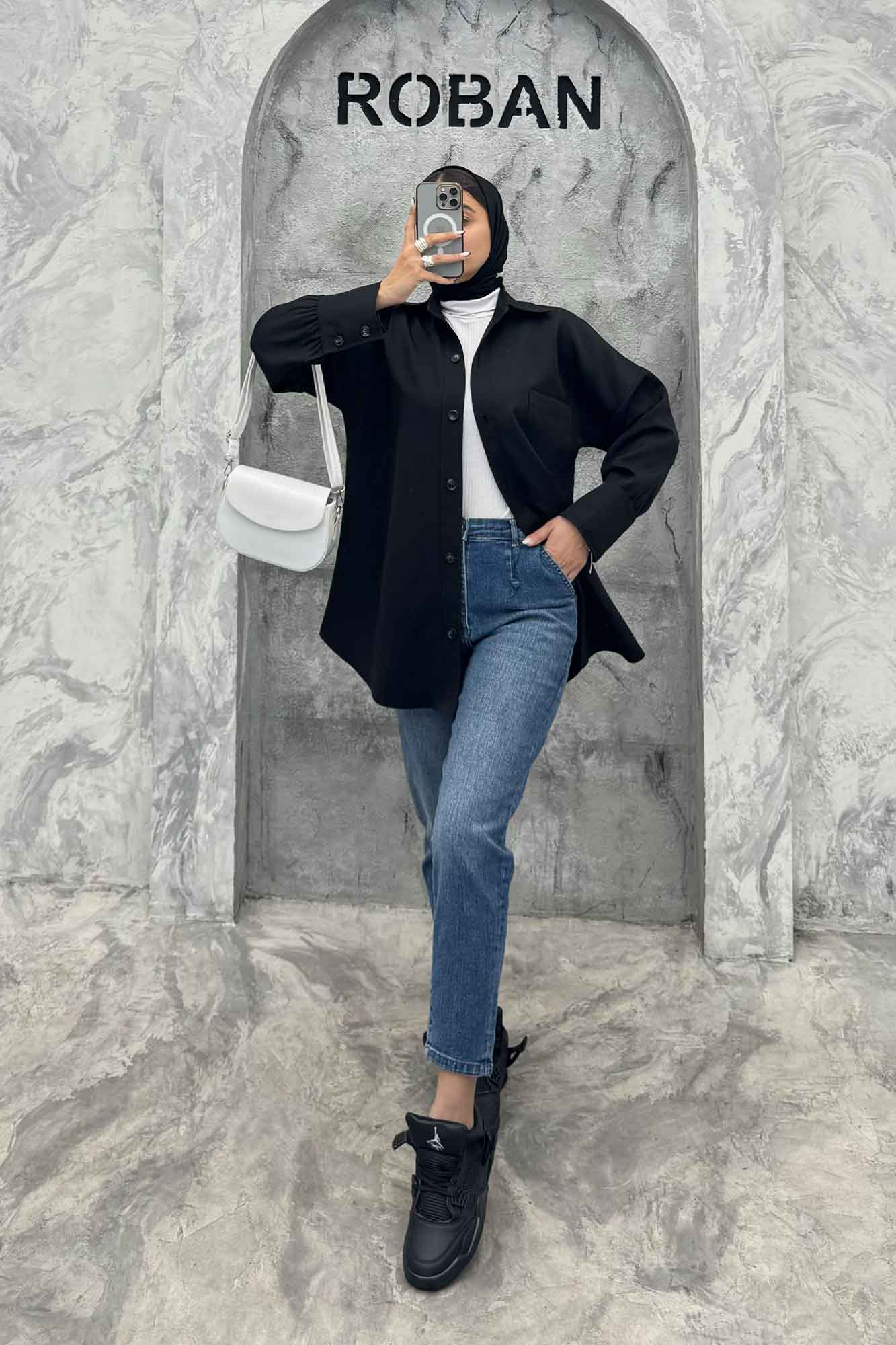 شومیز مانتویی مازراتی تک جیب 