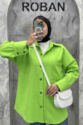 شومیز مانتویی مازراتی تک جیب 