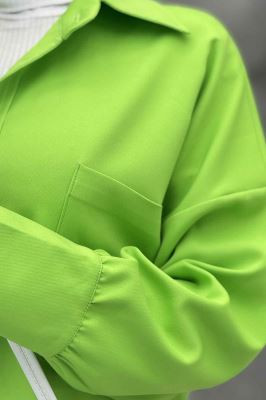 شومیز مانتویی مازراتی تک جیب 