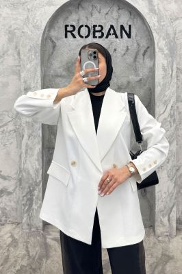 مانتو کتی مازراتی سه جیب دو دکمه