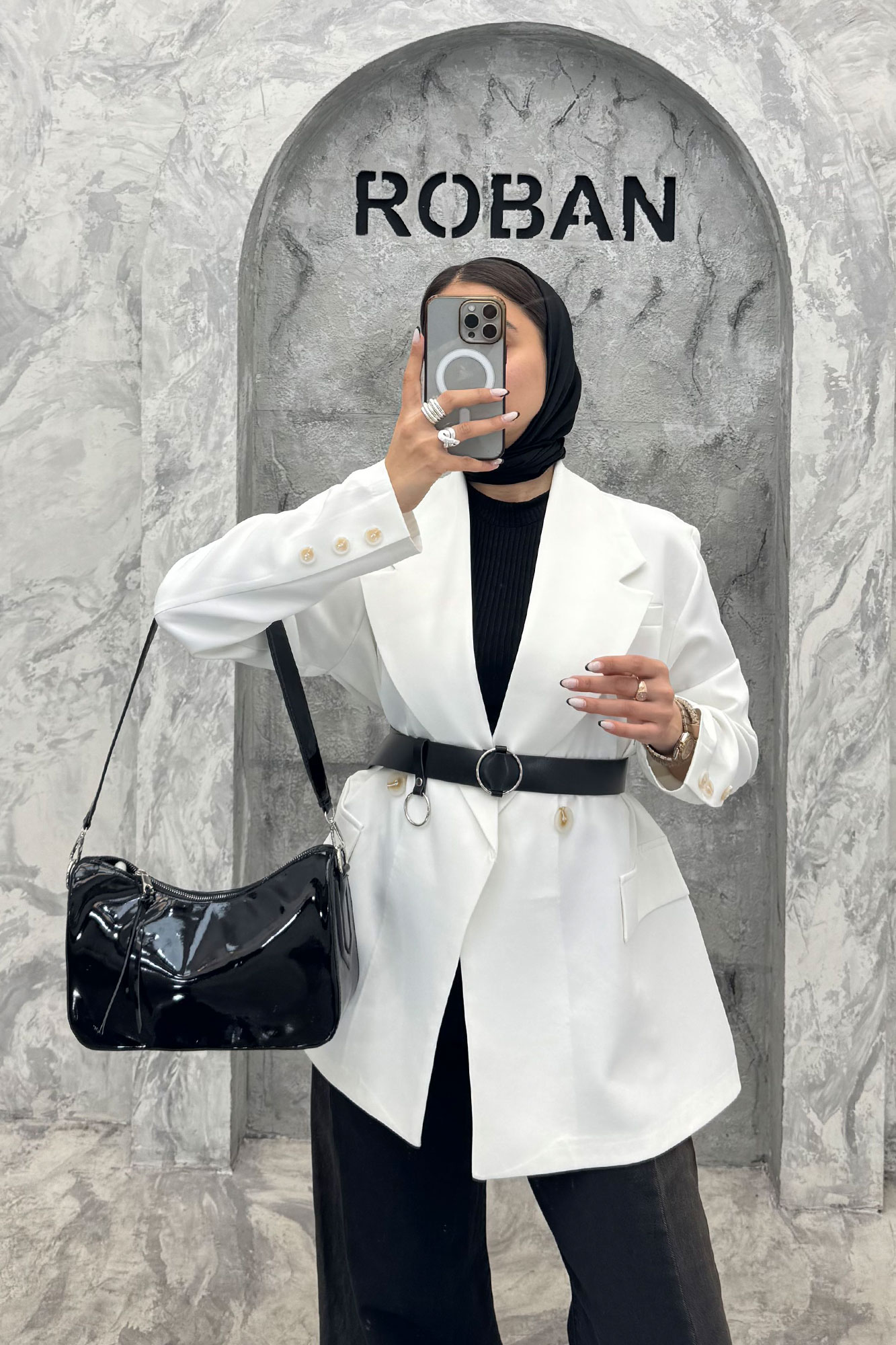 مانتو کتی مازراتی سه جیب دو دکمه