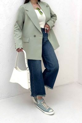 مانتو کتی مازراتی سه جیب دو دکمه