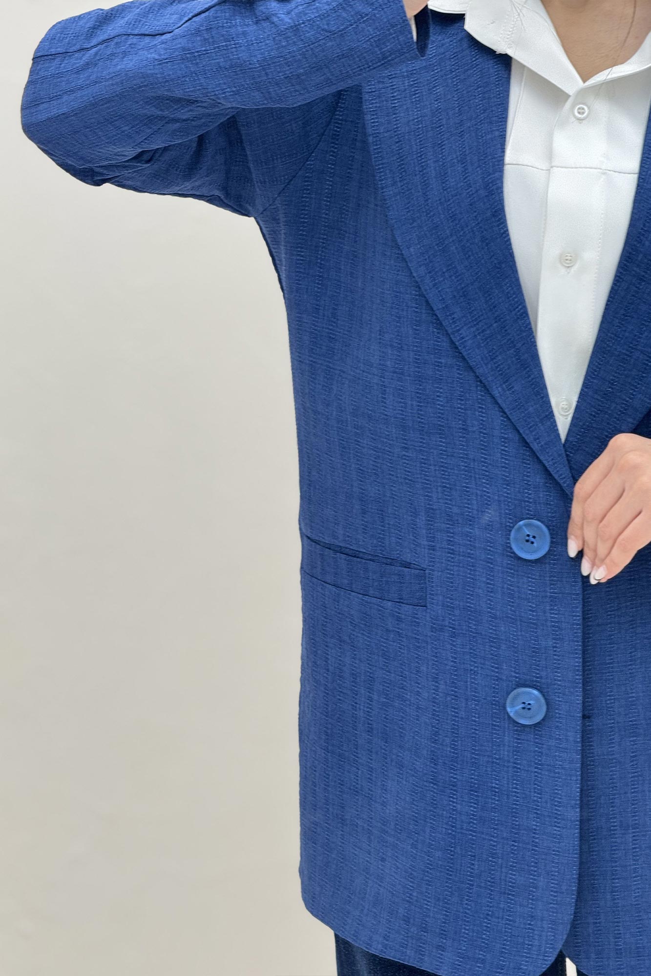 کت یقه انگلیسی جیب فبلتو شانتون زیپی