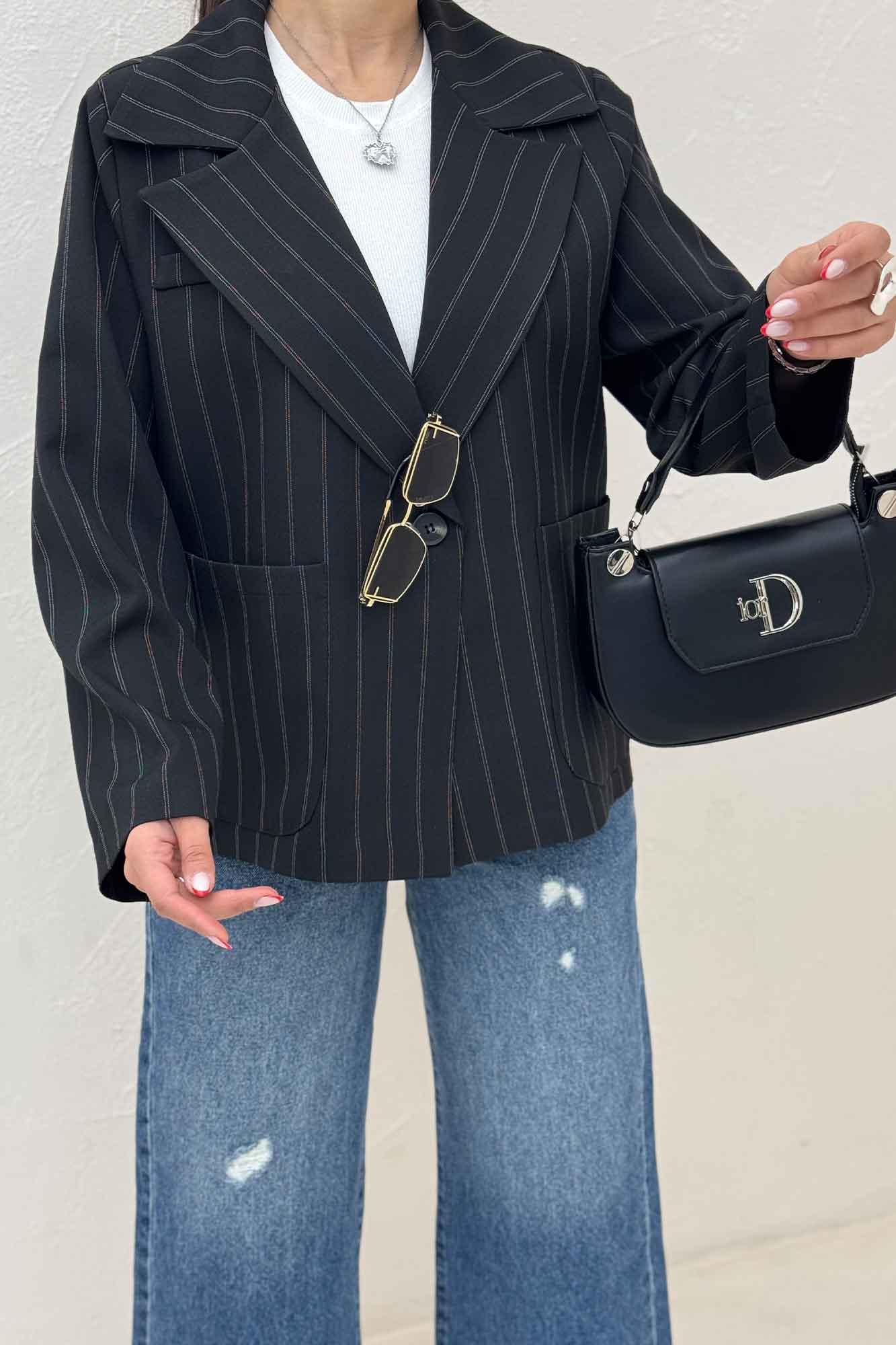 کت تک دکمه بریاق دیپلمات سه جیب