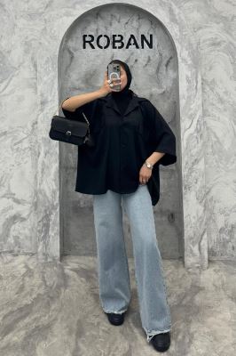 مانتو دو جیب پاکتی کیمونو شانتون