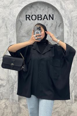 مانتو دو جیب پاکتی کیمونو شانتون