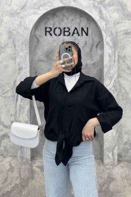 شومیز مانتویی شانتون بالا دوخت