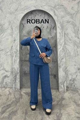 ست کت و شلوار شانتون 4 در جیب نیکول