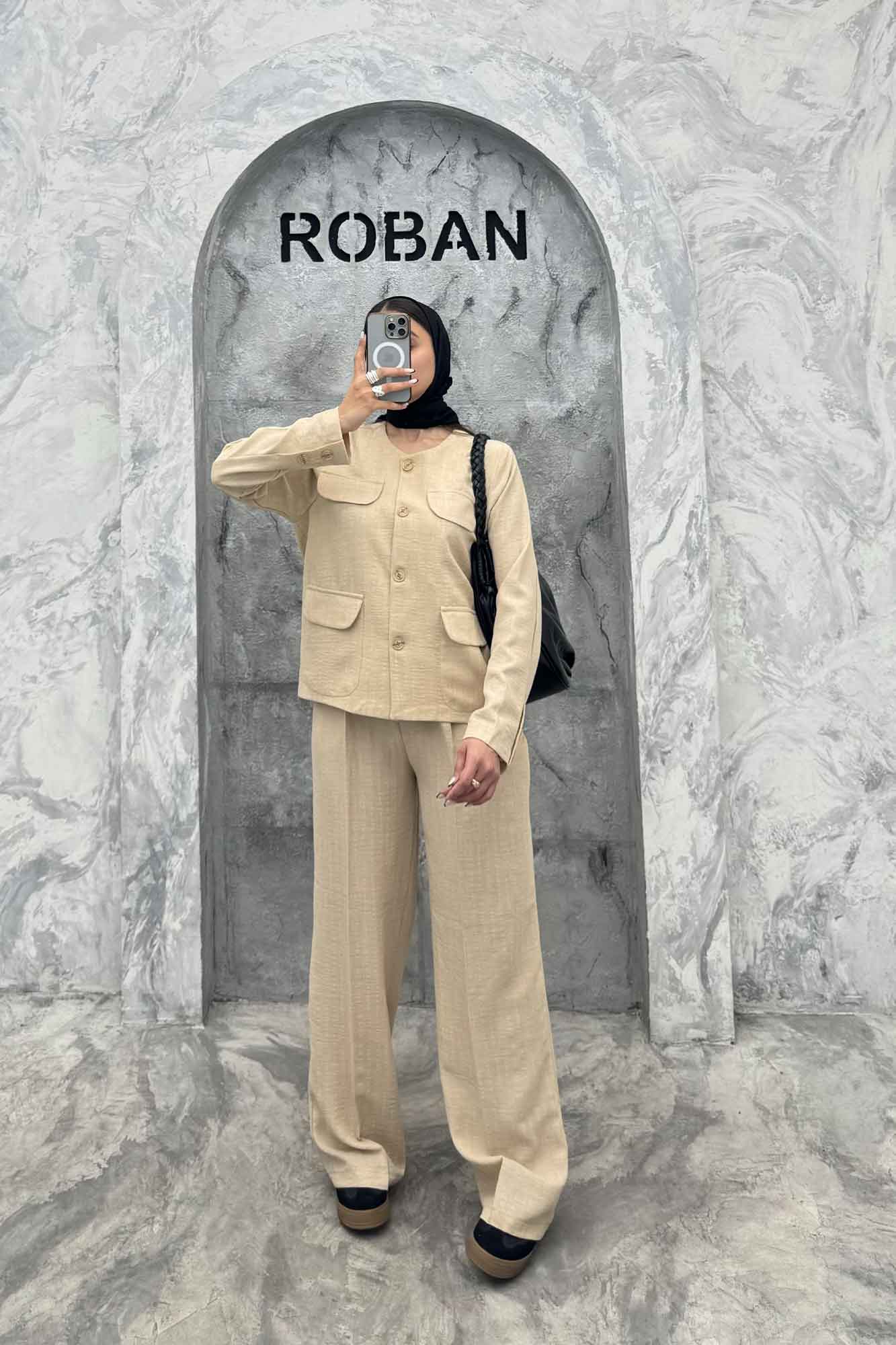 ست کت و شلوار شانتون 4 در جیب نیکول