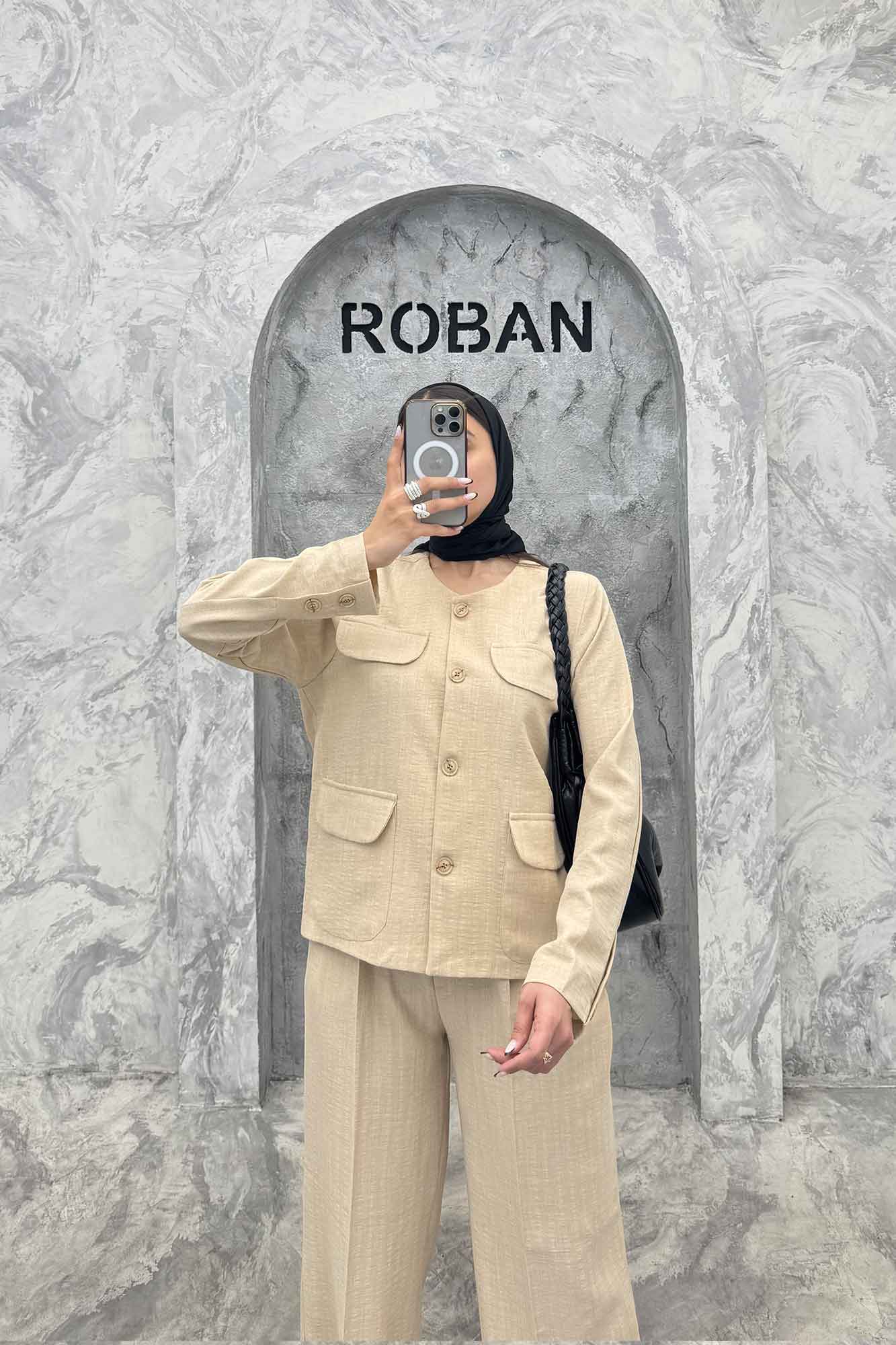 ست کت و شلوار شانتون 4 در جیب نیکول