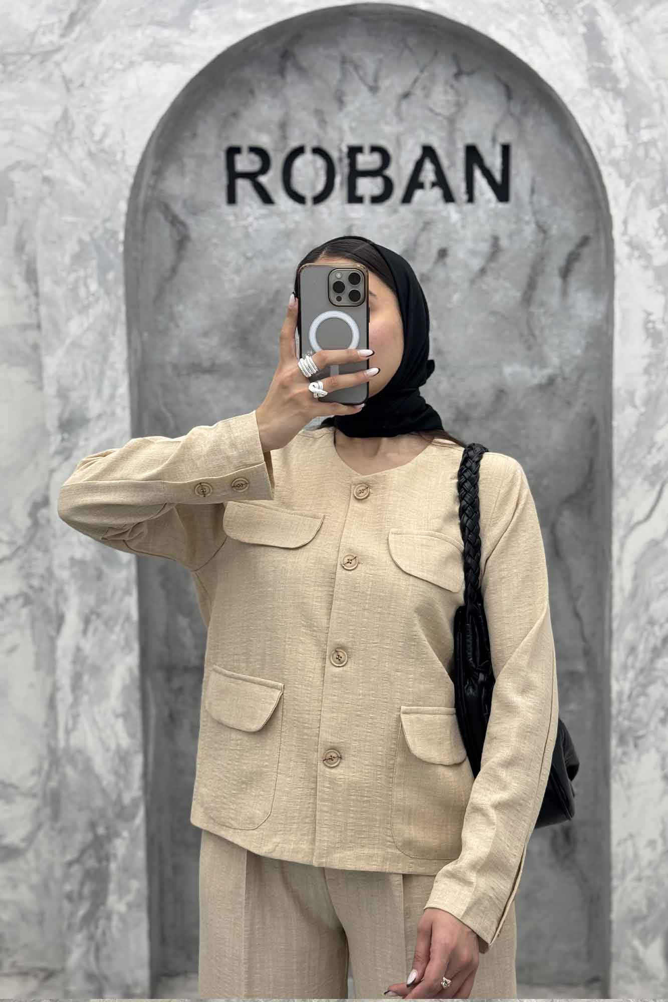 ست کت و شلوار شانتون 4 در جیب نیکول