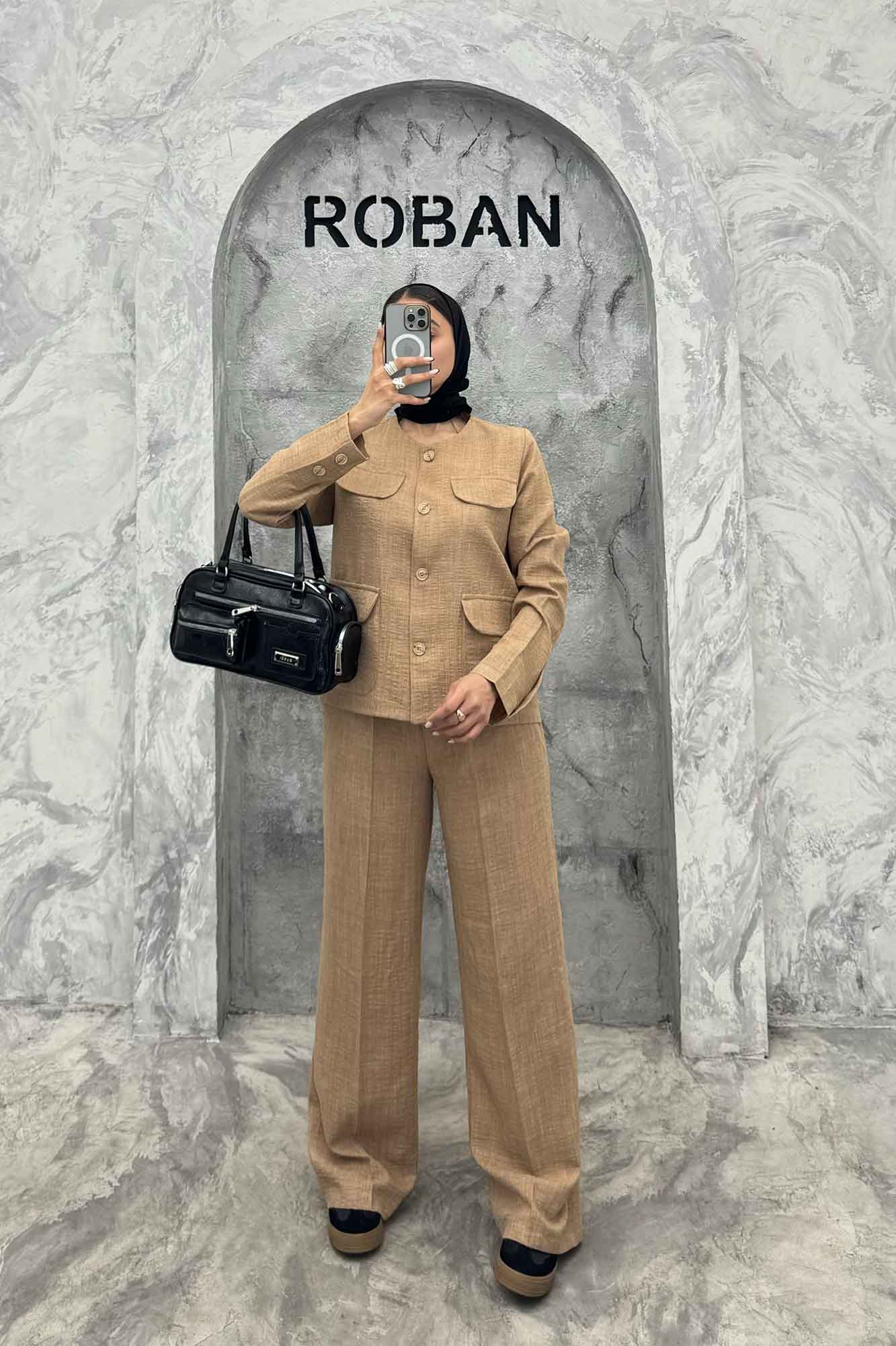 ست کت و شلوار شانتون 4 در جیب نیکول