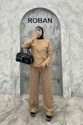 ست کت و شلوار شانتون 4 در جیب نیکول