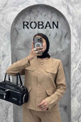 ست کت و شلوار شانتون 4 در جیب نیکول