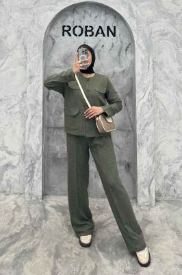 ست کت و شلوار شانتون 4 در جیب نیکول