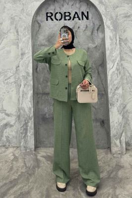 ست کت و شلوار شانتون 4 در جیب نیکول