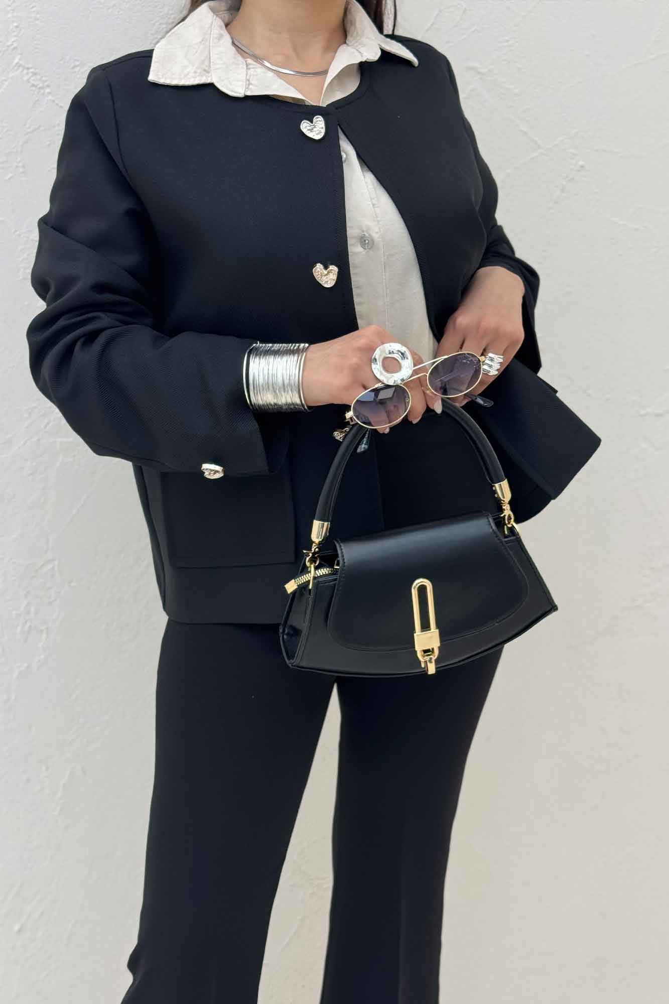 کت یقه گرد دو جیب پاکتی مازراتی کجراه 