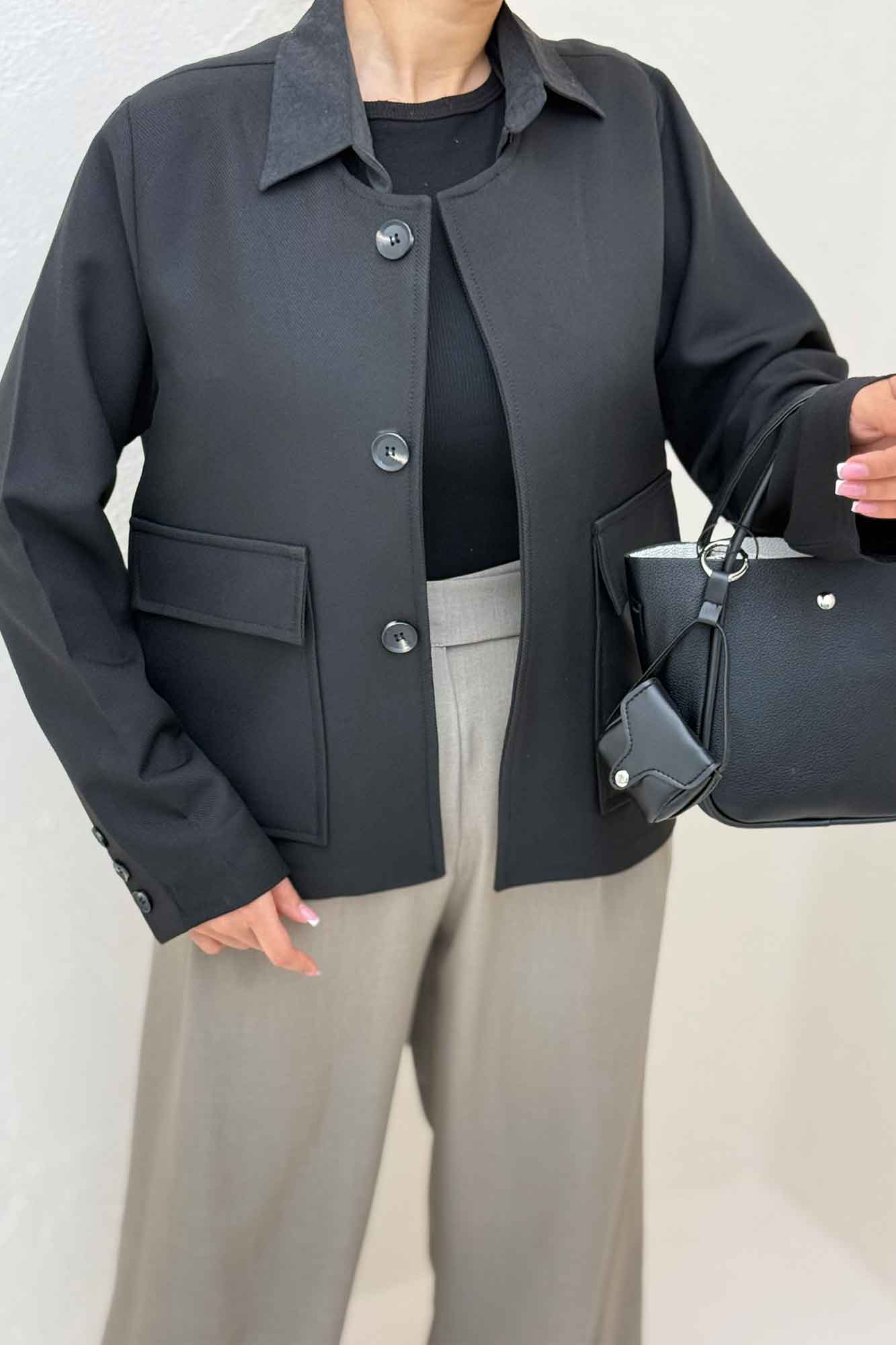 کت مازراتی کجراه یقه گرد ARLO