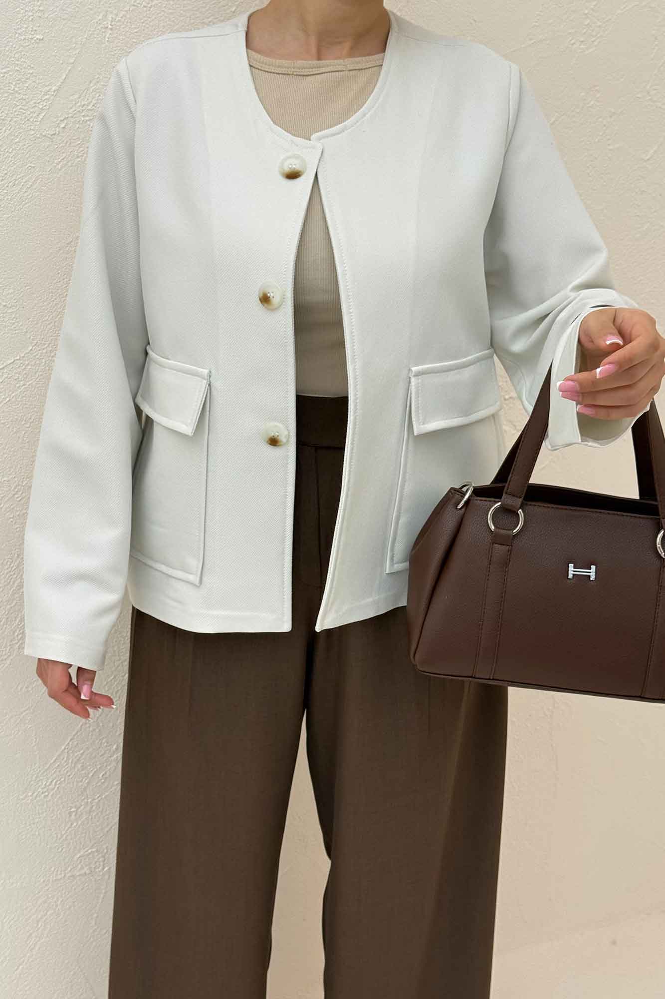 کت مازراتی کجراه یقه گرد ARLO