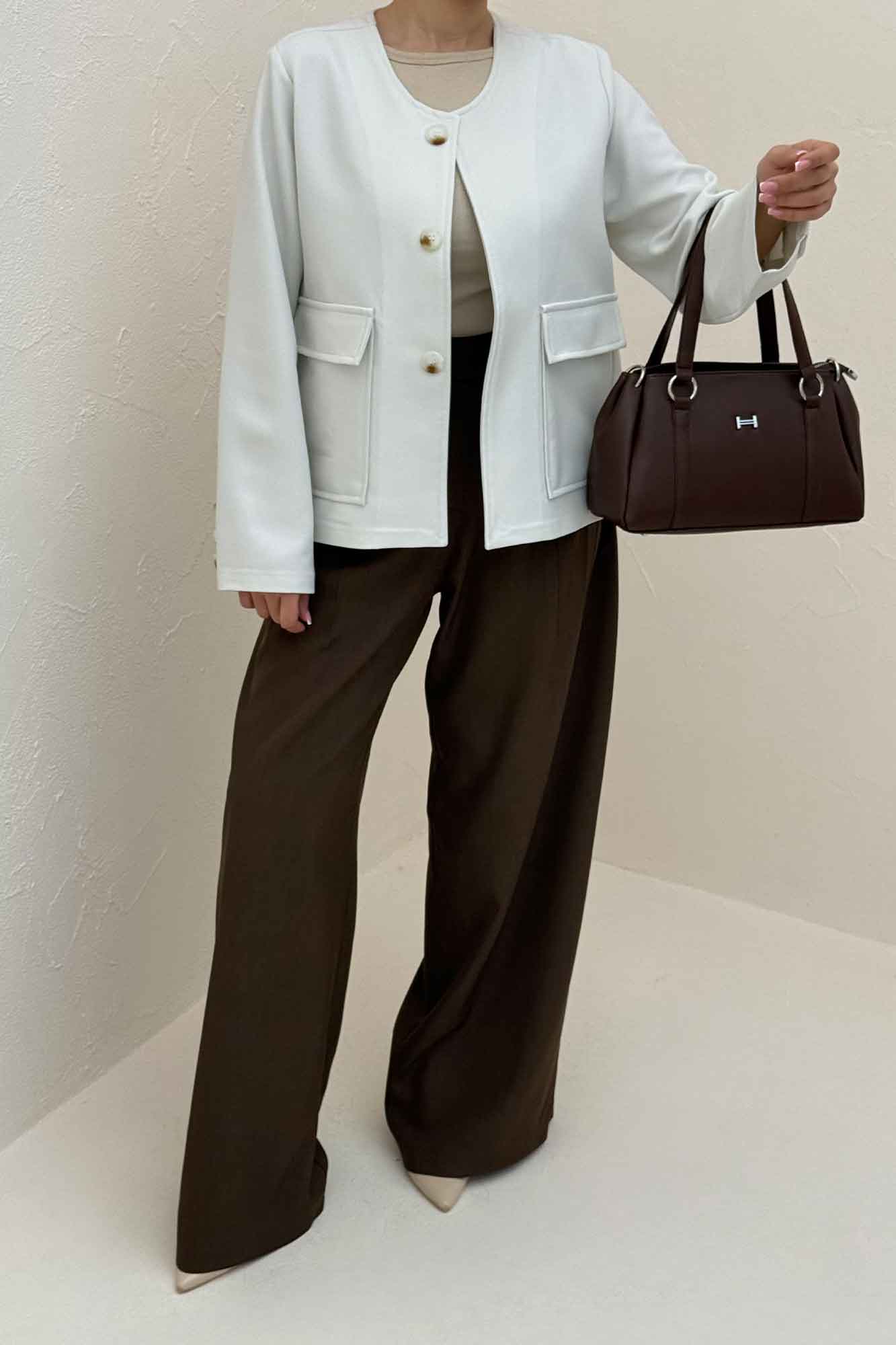 کت مازراتی کجراه یقه گرد ARLO