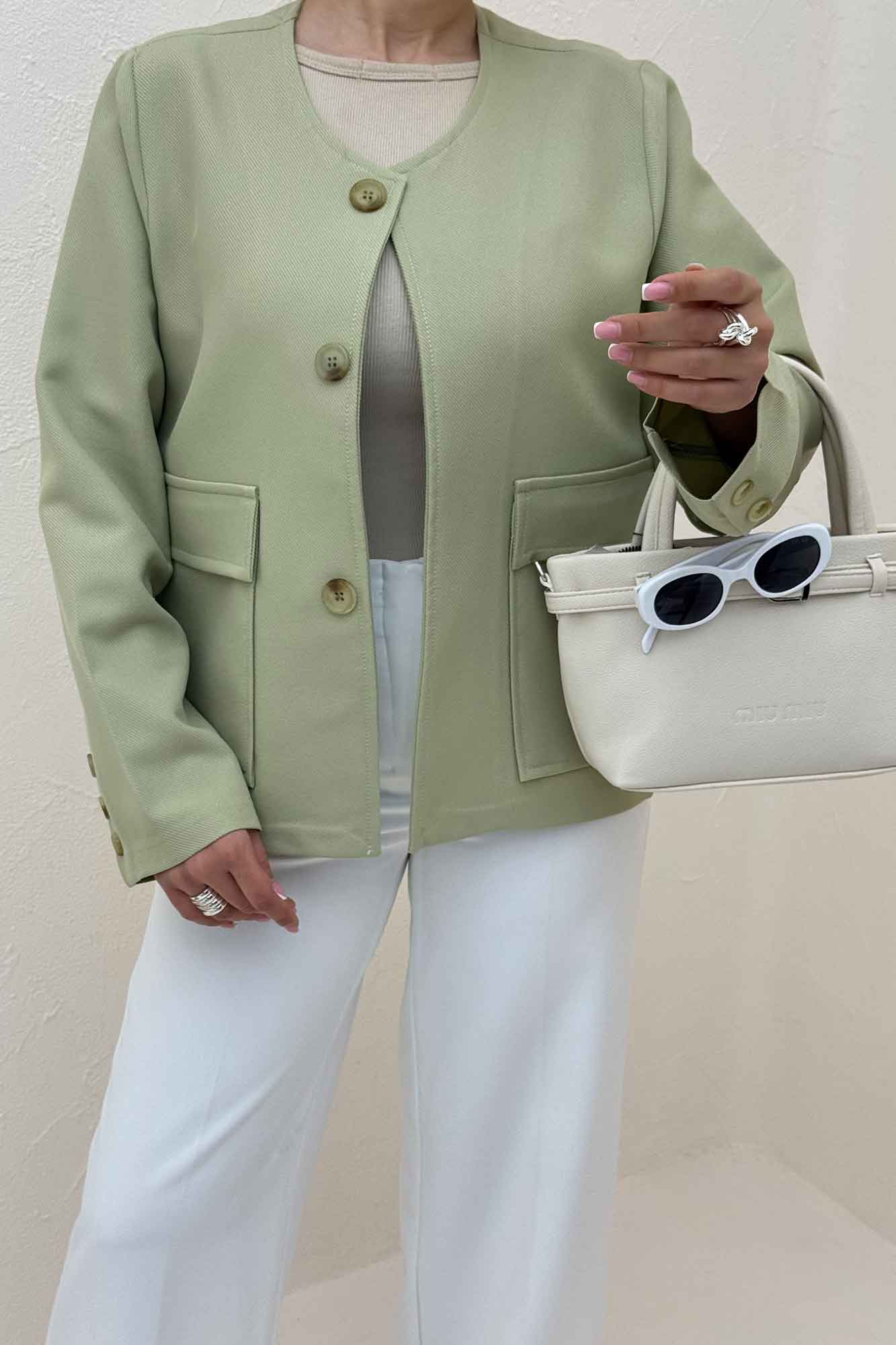 کت مازراتی کجراه یقه گرد ARLO