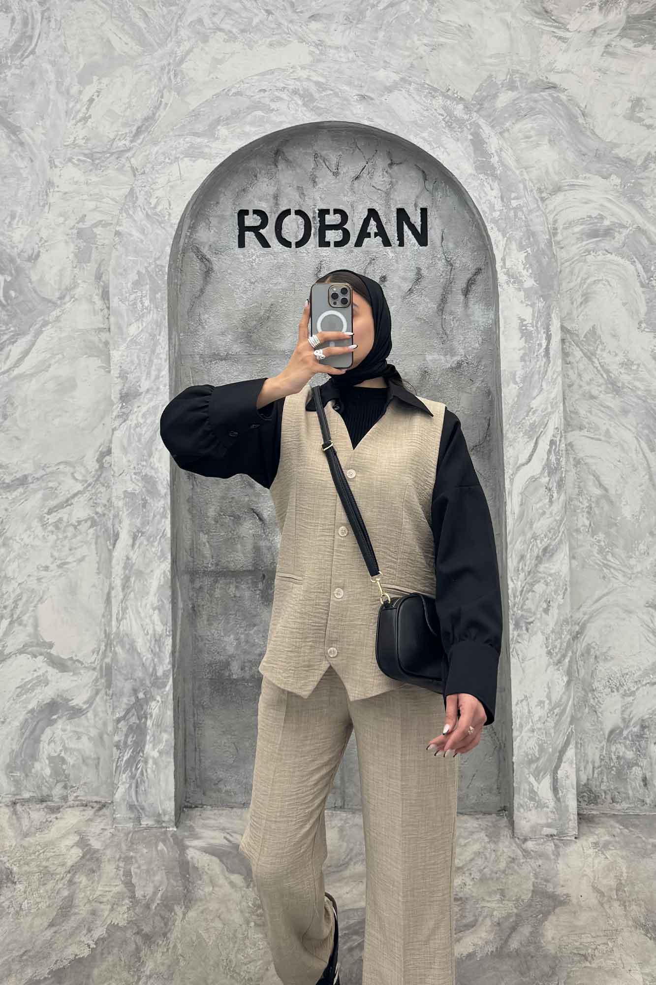 ست ژیله و شلوار جیب فیلتو هفتی وانیل