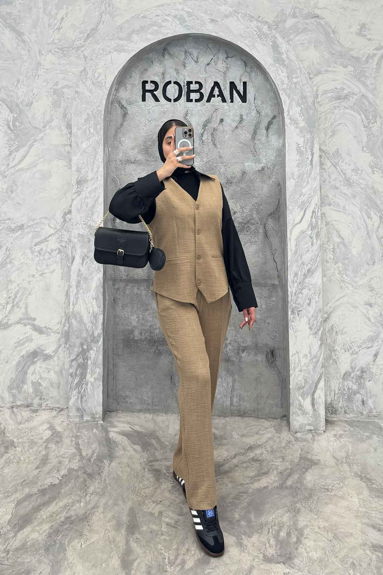 ست ژیله و شلوار جیب فیلتو هفتی وانیل