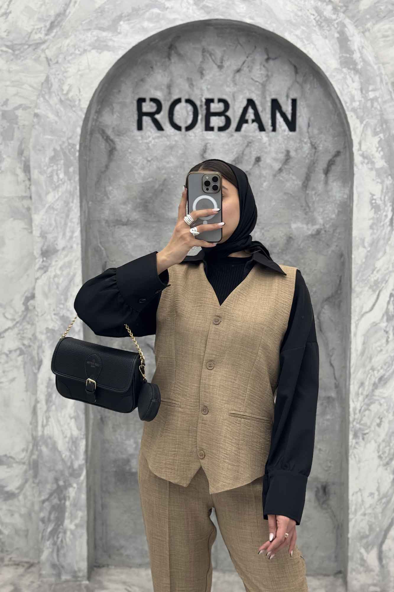 ست ژیله و شلوار جیب فیلتو هفتی وانیل