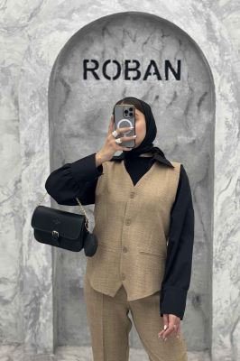 ست ژیله و شلوار جیب فیلتو هفتی وانیل