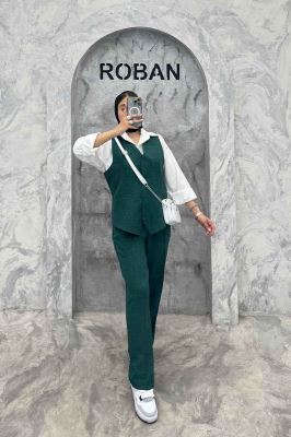 ست ژیله و شلوار جیب فیلتو هفتی وانیل