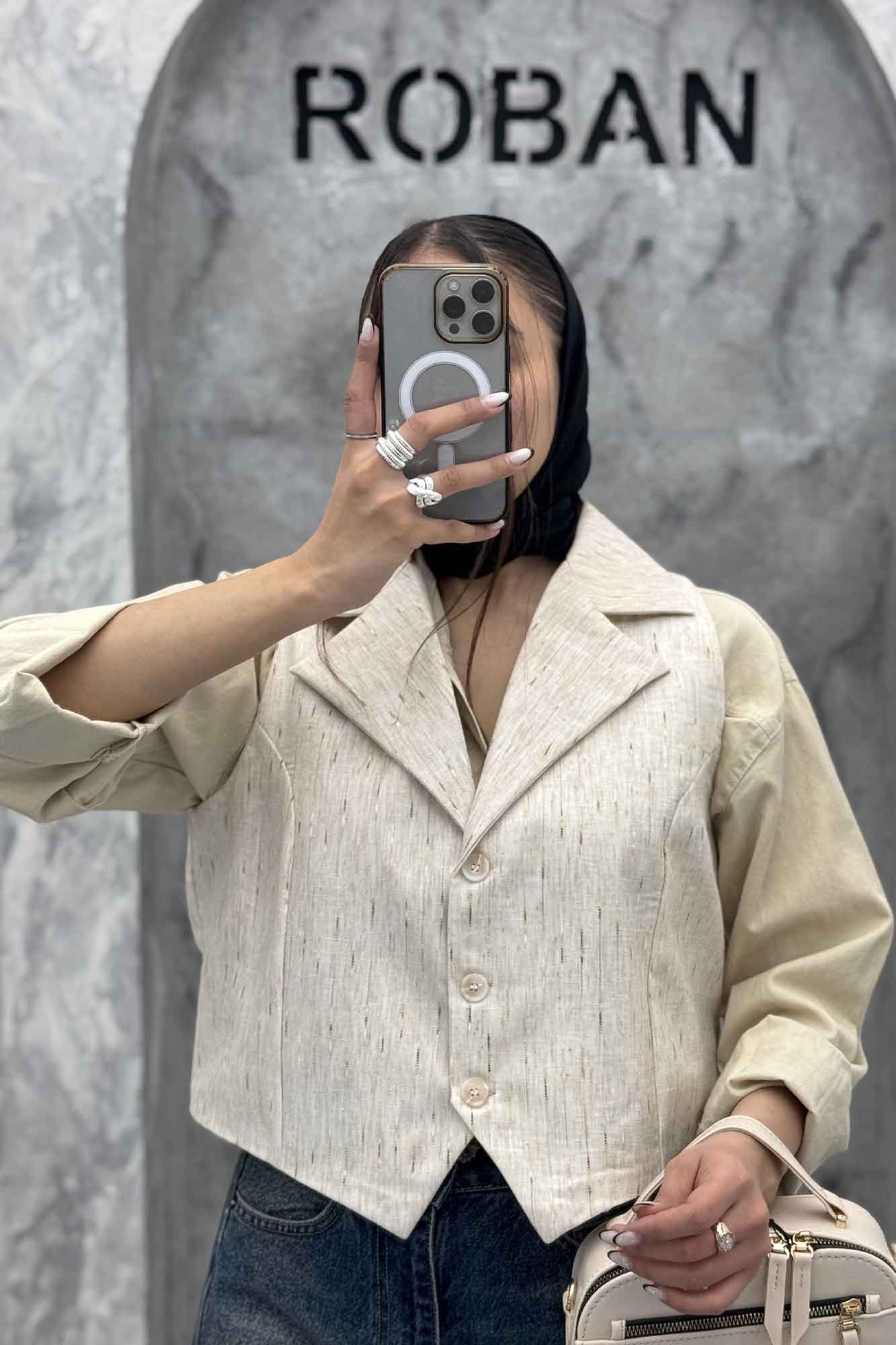 جلیقه پایین هفتی کوکی دو نخ