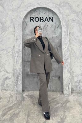 ست کت و شلوار دو جیب پاکتی دیپلمات ژاویر R