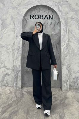 ست کت و شلوار دو جیب پاکتی دیپلمات ژاویر R