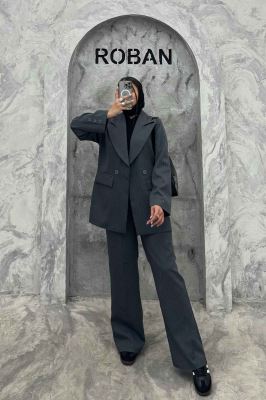 ست کت و شلوار دو جیب پاکتی دیپلمات ژاویر R