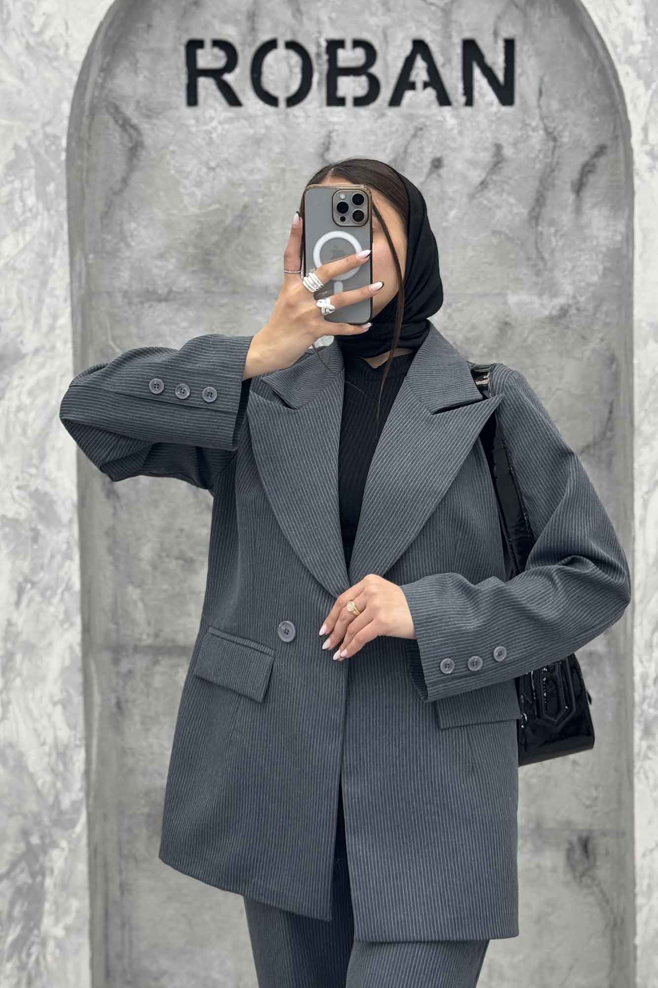 ست کت و شلوار دو جیب پاکتی دیپلمات ژاویر R