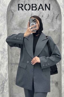 ست کت و شلوار دو جیب پاکتی دیپلمات ژاویر R