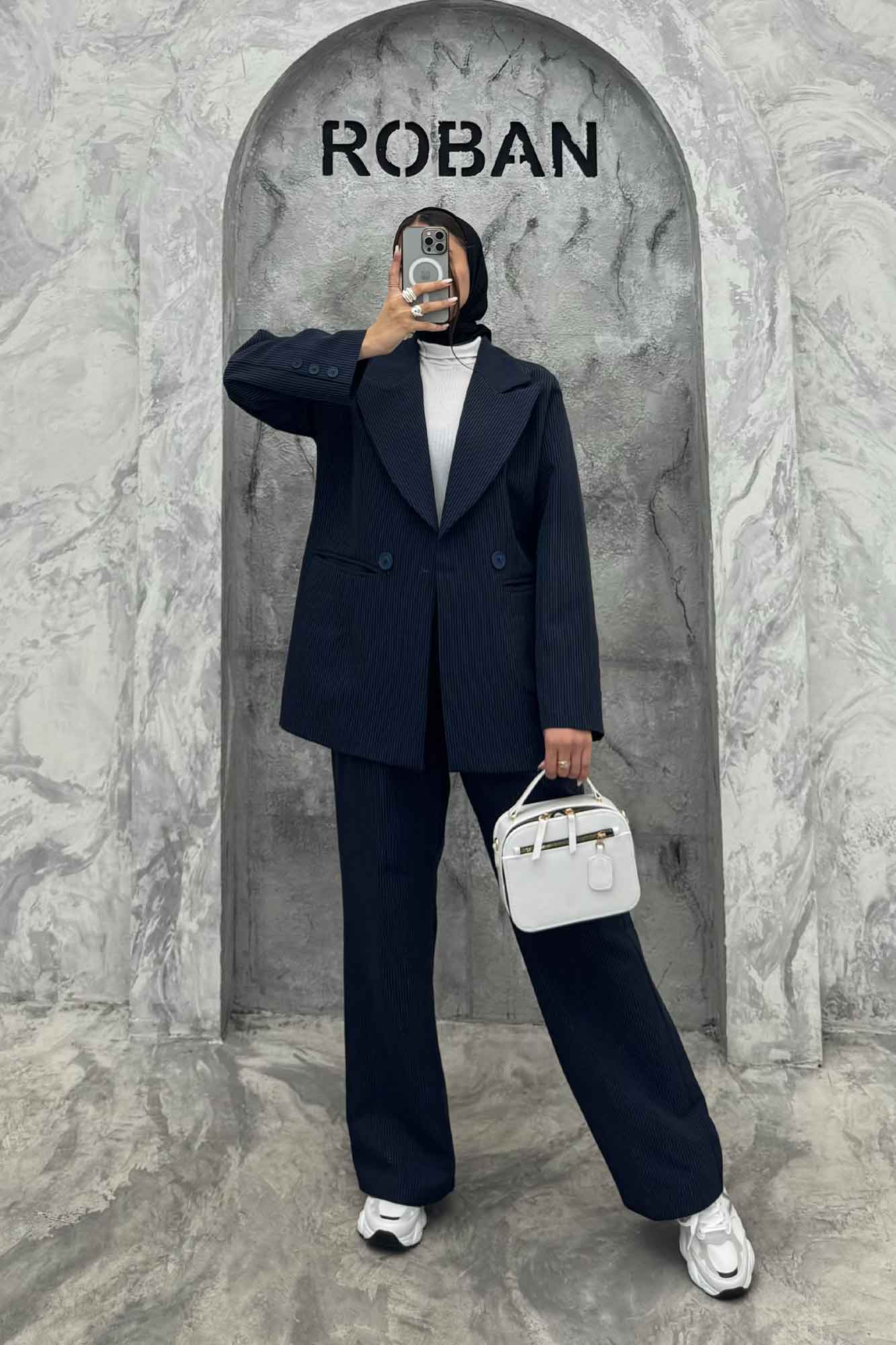 ست کت و شلوار دو جیب پاکتی دیپلمات ژاویر R