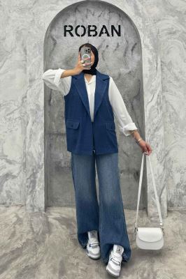 وست بلند شانتون دو جیب دکمه