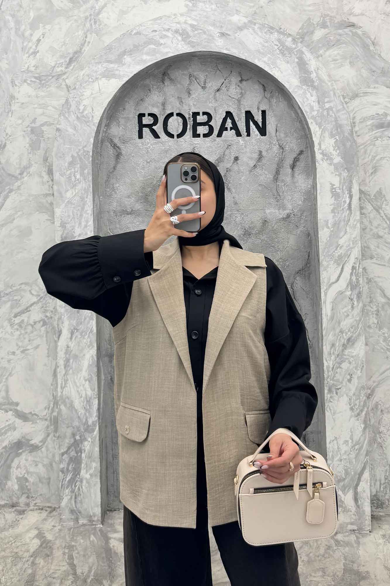 وست بلند شانتون دو جیب دکمه