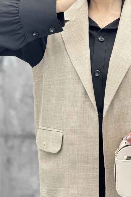 وست بلند شانتون دو جیب دکمه