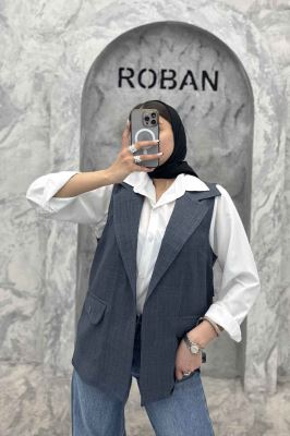 وست بلند شانتون دو جیب دکمه