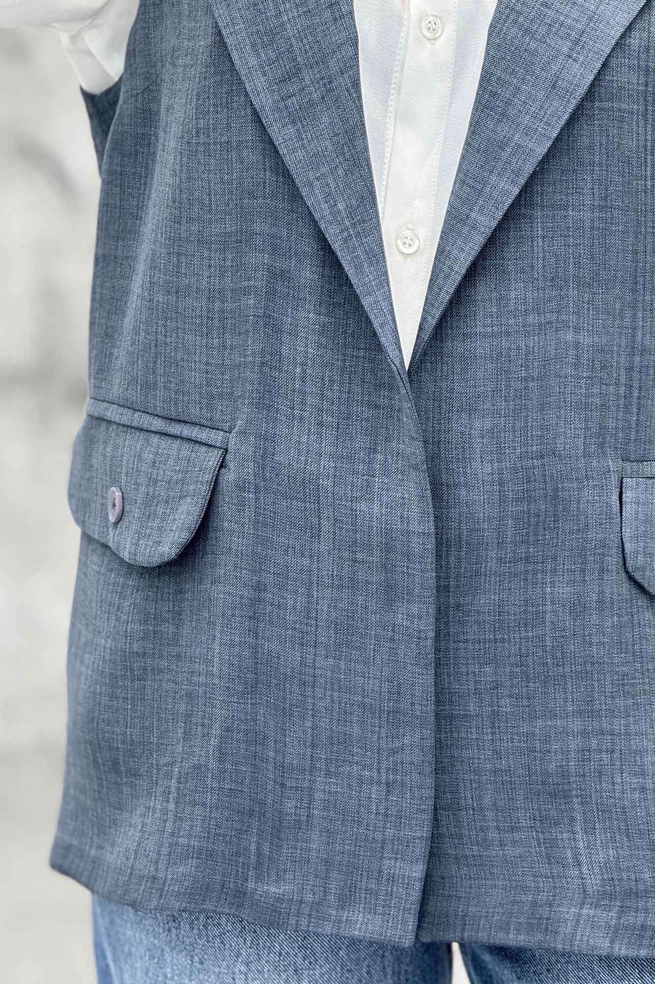 وست بلند شانتون دو جیب دکمه