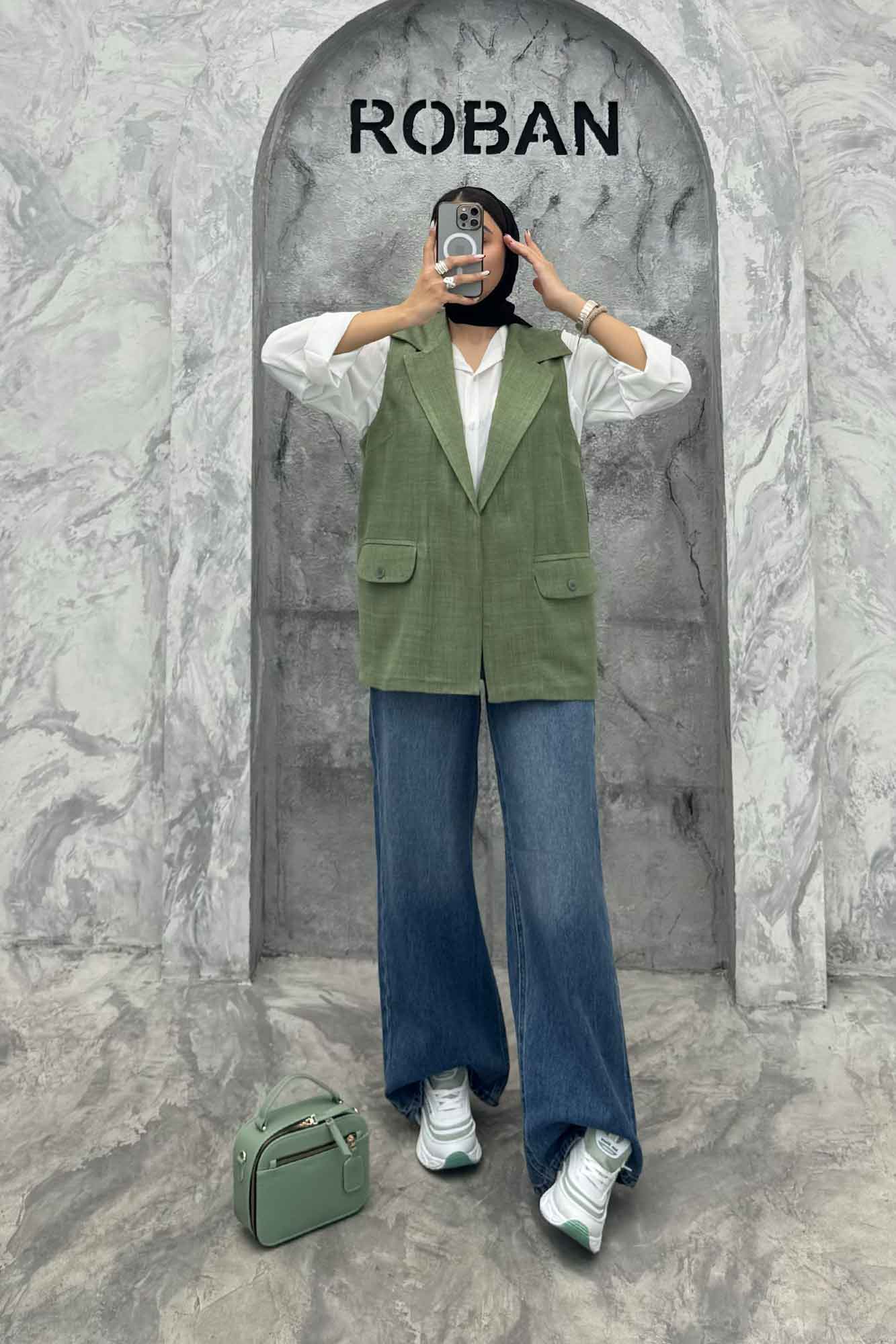 وست بلند شانتون دو جیب دکمه