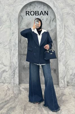 کت آستردار یقه انگلیسی دیپلمات R