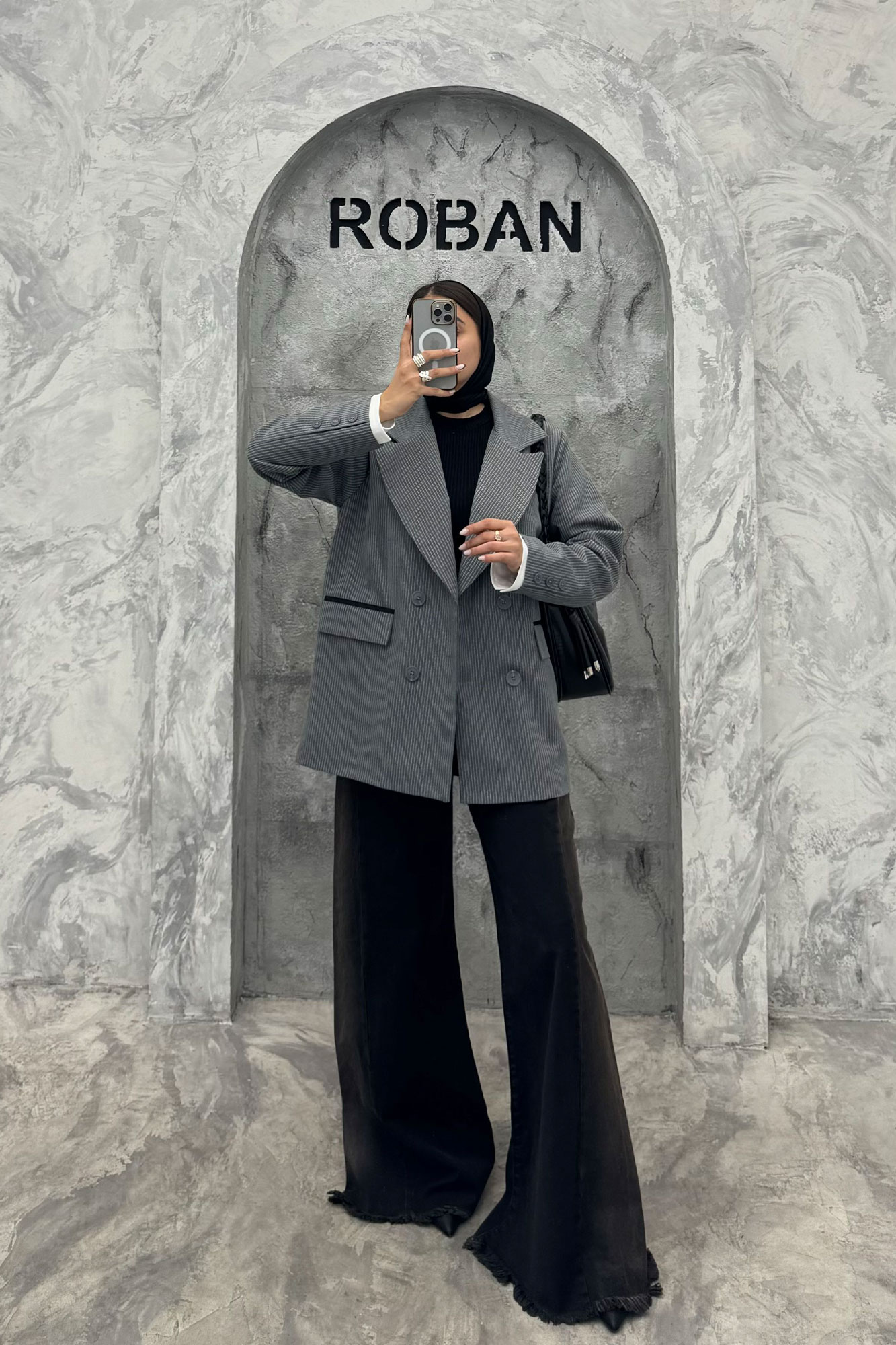 کت آستردار یقه انگلیسی دیپلمات R