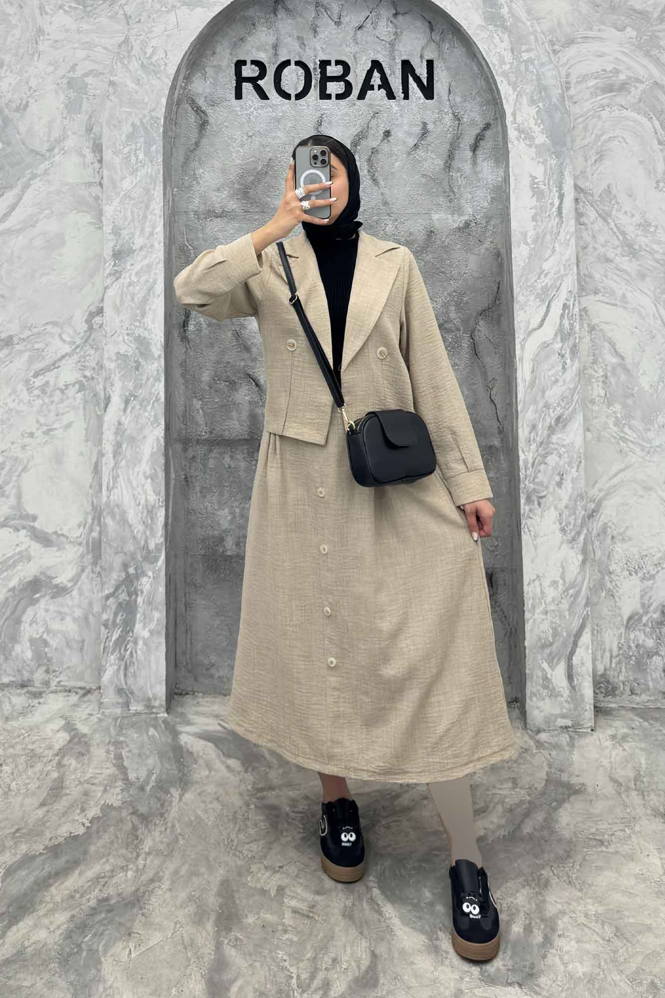 ست کت و دامن شانتون نائومی